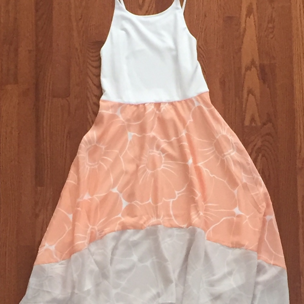 Anthropologie Hutch Peachy Hi-Lo Dress